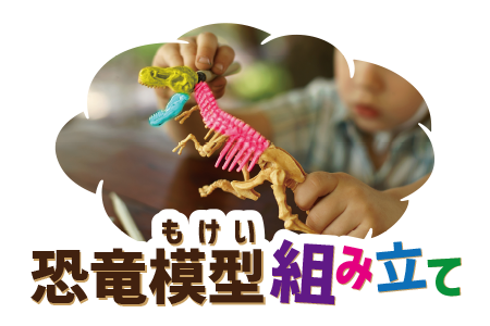 体験プログラム　恐竜模型組み立て体験プログラム｜DINOSAUR BBQ & PARK｜ステムリゾート沖縄